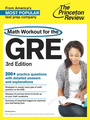 cover image of Math Workout for the GRE